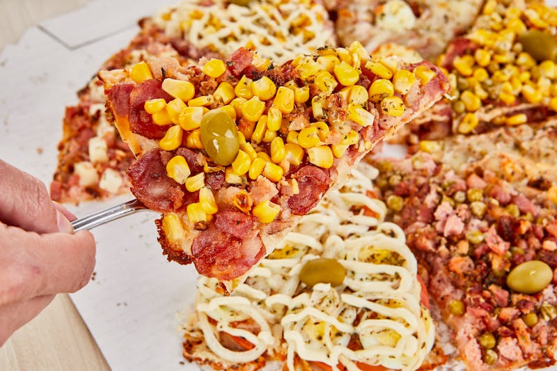 Meat lovers pizza with multiple toppings